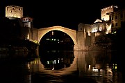 Stari Most at night, Mostar